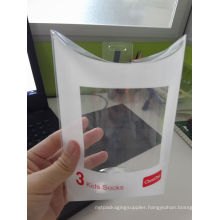 Custom printed clear plastic PP/PVC/PET pillow box (pillow shape package)